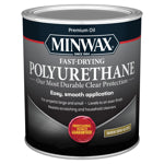 Minwax Warm Semi-Gloss Clear Oil-Based Fast-Drying Polyurethane 1 qt