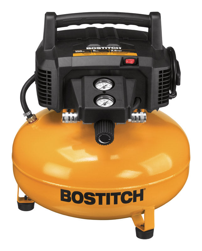 Bostitch 6 gal Pancake Portable Air Compressor 150 psi 1.1 HP