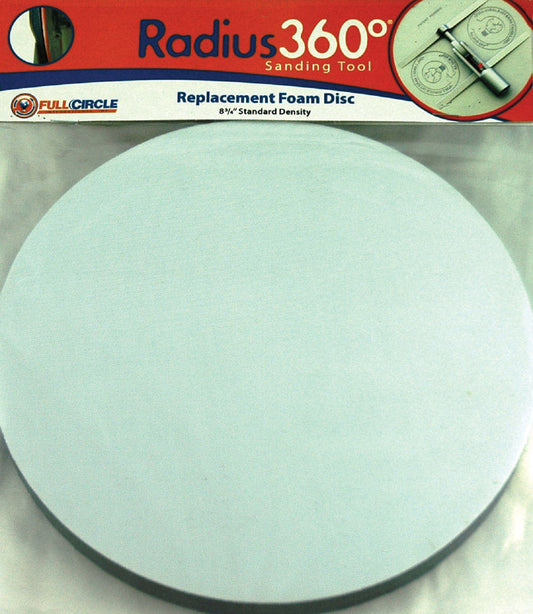 Full Circle Radius 360Â° 8-3/4 in. D Fabric/Foam Replacement Pad 1200 rpm 1 pc