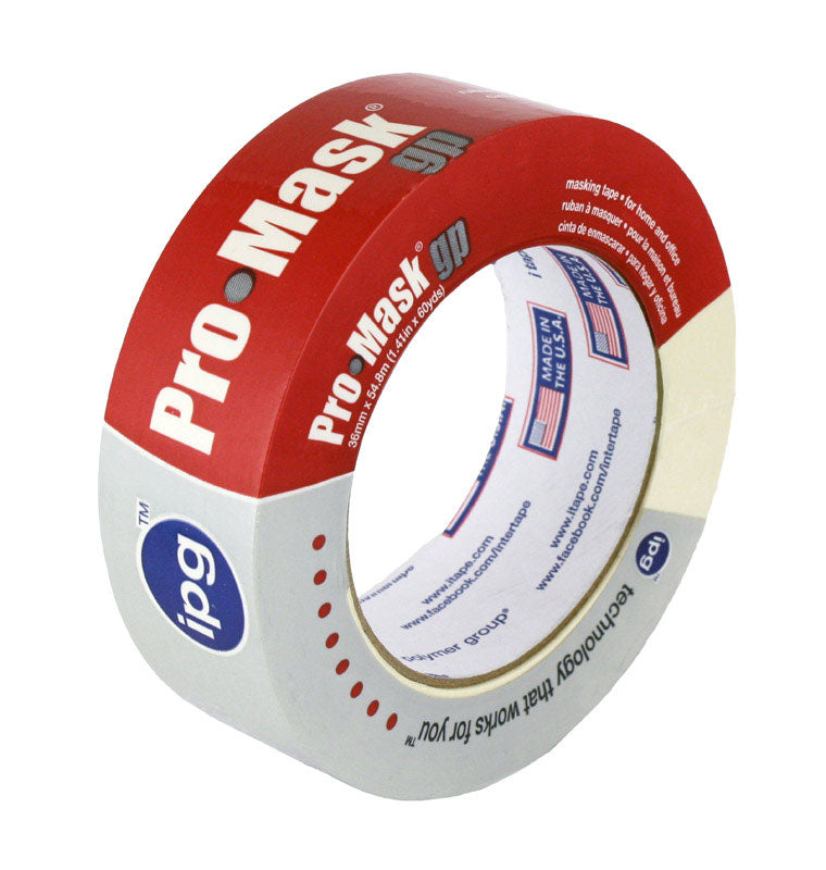 IPG 1.41 in. W X 60  L Beige Medium Strength Masking Tape 1 pk