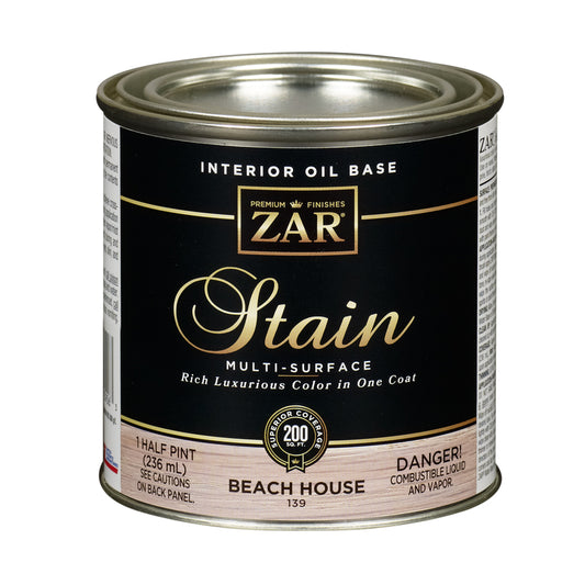 ZAR Semi-Transparent Beach House Oil-Based Polyurethane Wood Stain 1/2 pt