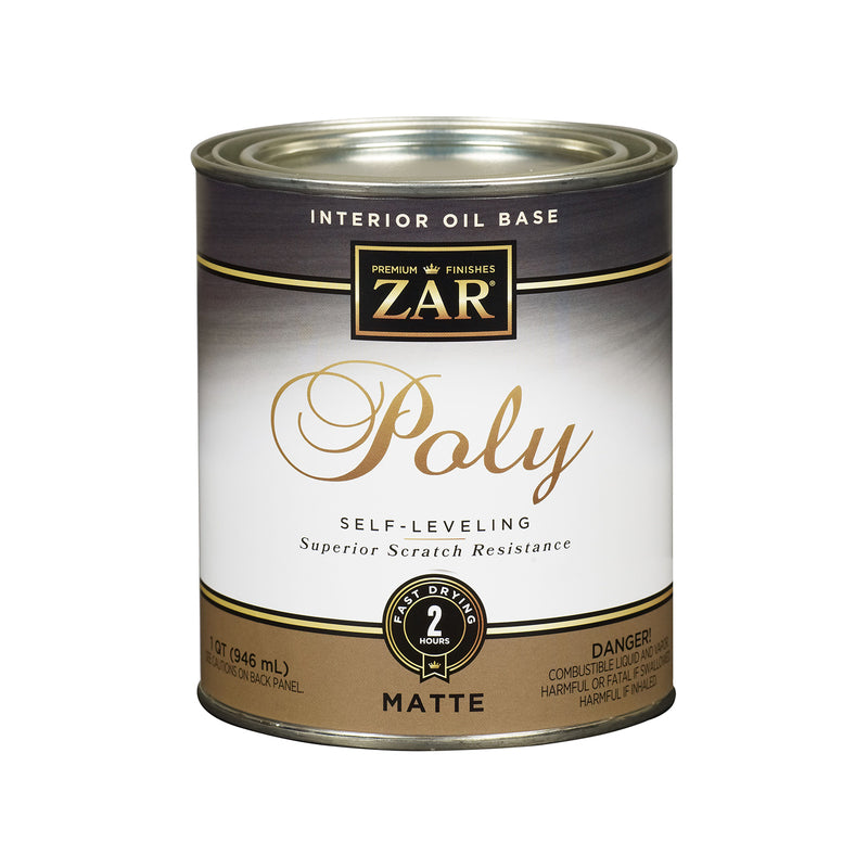 ZAR Matte Clear Oil-Based Polyurethane 1 qt