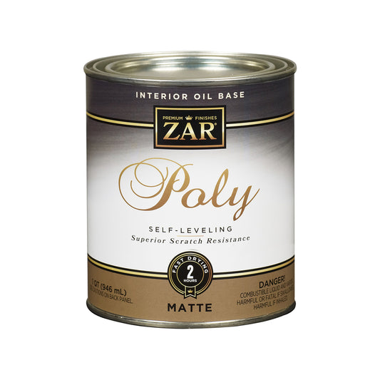 ZAR Matte Clear Oil-Based Polyurethane 1 qt