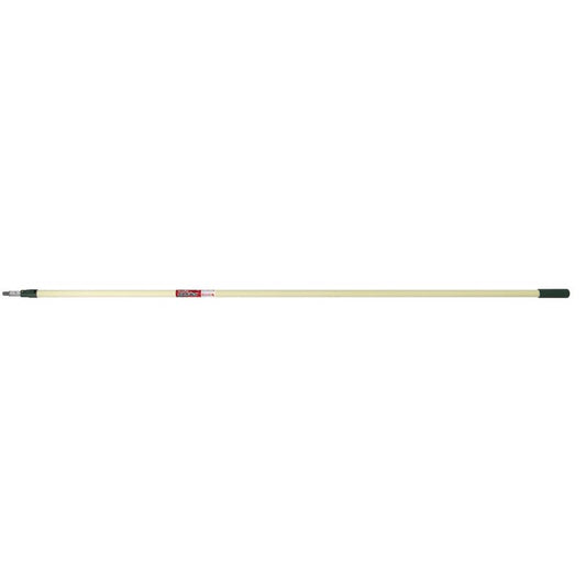 Wooster Sherlock Telescoping 16 ft. L X 1.86 in. D Aluminum/Fiberglass Extension Pole Beige/Green