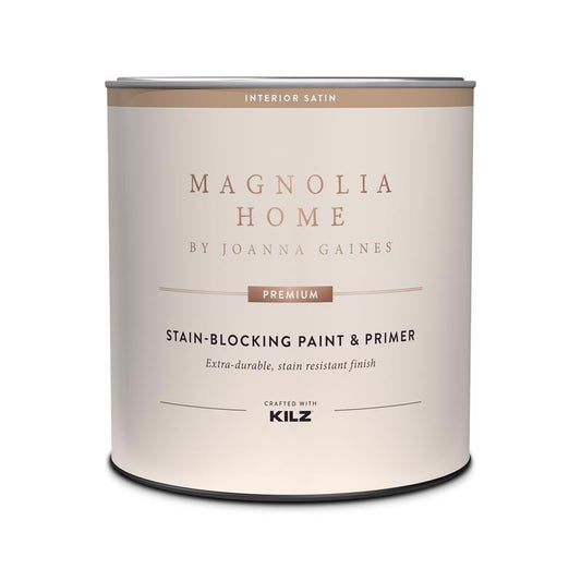 Magnolia Home by Joanna Gaines Satin Tint Base Base 3 Paint and Primer Interior 1 qt