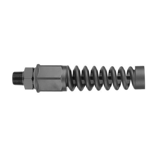 Legacy Flexzilla Anodized Aircraft Aluminum Reusable End 1/2 in. Male X 3/8 in. Male 1 pc