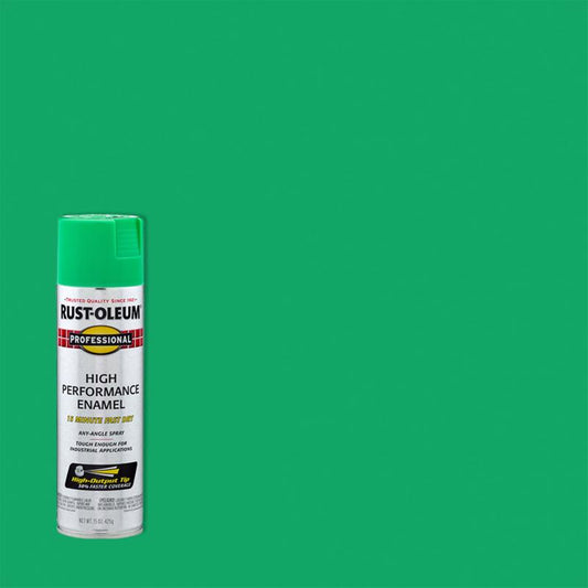Rust-Oleum Professional Gloss Safety Green Spray Paint 15 oz