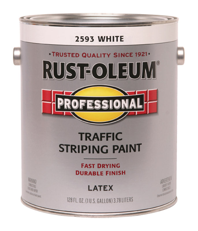 Rust-Oleum Professsional White Traffic Striping Paint 1 gal