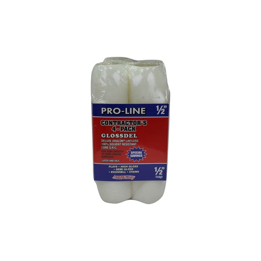 ArroWorthy Pro-Line Dralon 9 in. W X 1/2 in. Paint Roller Cover 4 pk