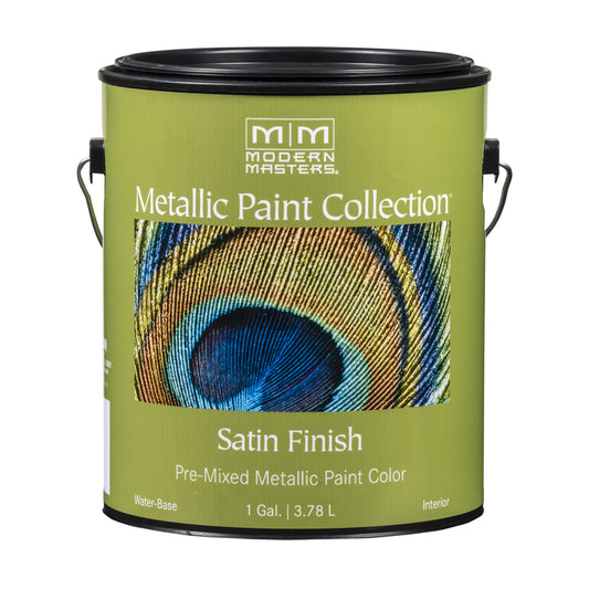 Modern Masters Metallic Paint Collection Satin Brass Water-Based Metallic Paint 1 gal