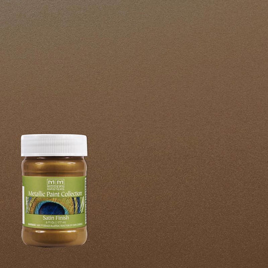 Modern Masters Metallic Paint Collection Satin Blackened Bronze Water-Based Metallic Paint 6 oz