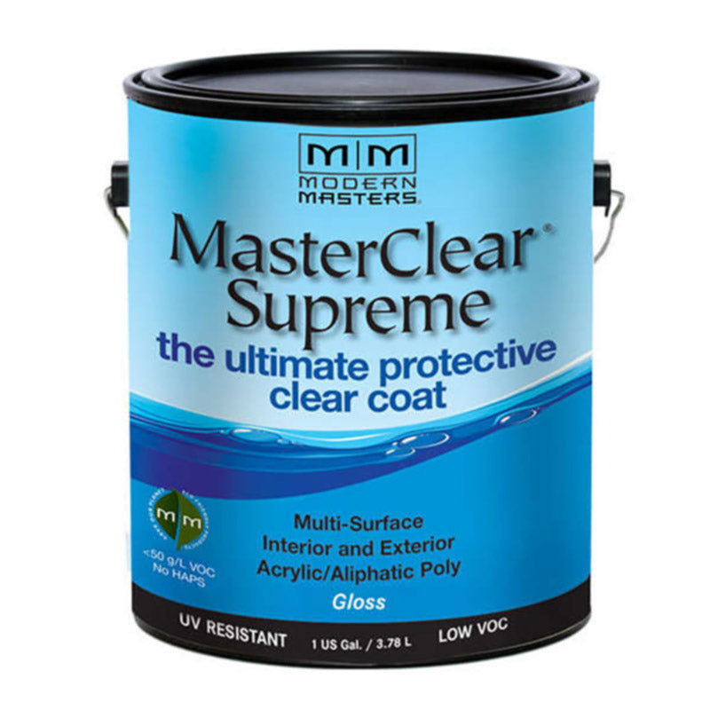 Modern Masters MasterClear Supreme Gloss Clear Water-Based Protective Coating 1 gal