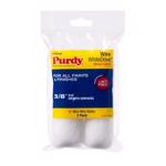 Purdy White Dove Woven Fabric 4 in. W X 3/8 in. Mini Paint Roller Cover 2 pk