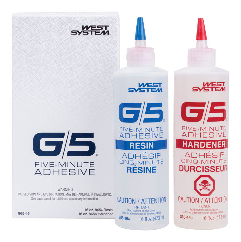 West System G/5 High Strength Glue Clear Adhesive Kit 2 pk