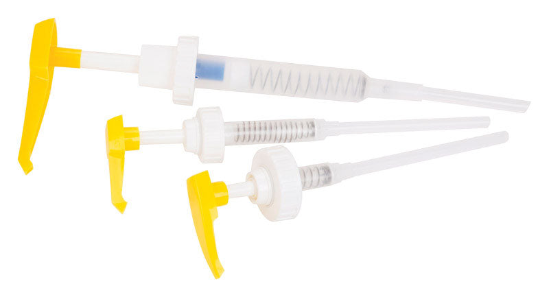 West System 300 Pumps Extra Strength Polypropylene Yellow/White Pump Set 3 pk