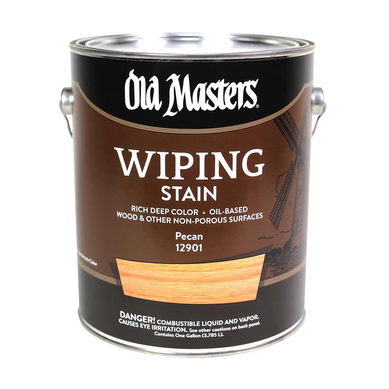 Old Masters Semi-Transparent Pecan Oil-Based Wiping Stain 1 gal