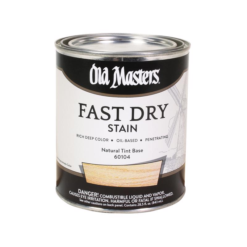 Old Masters Professional Semi-Transparent Natural Oil-Based Alkyd Fast Dry Wood Stain 1 qt