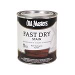 Old Masters Semi-Transparent Rich Mahogany Oil-Based Alkyd Fast Dry Wood Stain 1 qt