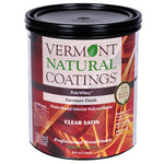 Vermont Natural Coatings PolyWhey Satin Clear Water-Based Furniture Finish 1 qt