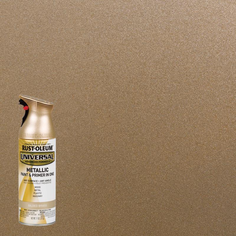 Rust-Oleum Universal Metallic Gilded Brass Spray Paint 11 oz