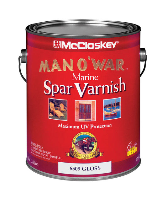 McCloskey Man O' War Gloss Clear Marine Spar Varnish 1 gal