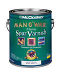 McCloskey Man O' War Satin Clear Marine Spar Varnish 1 gal