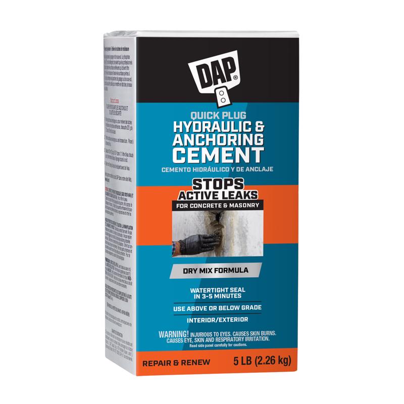 DAP Bondex Quick Plug Hydraulic & Anchoring Cement 5 lb Gray
