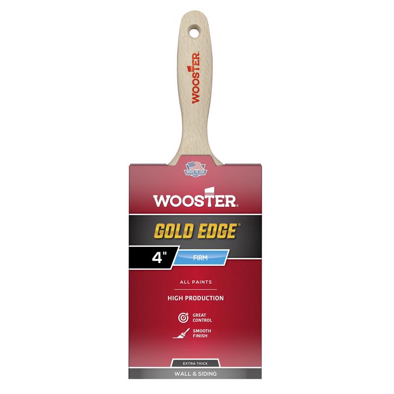 Wooster Gold Edge 4 in. Firm Straight Paint Brush