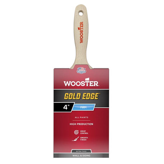 Wooster Gold Edge 4 in. Firm Straight Paint Brush