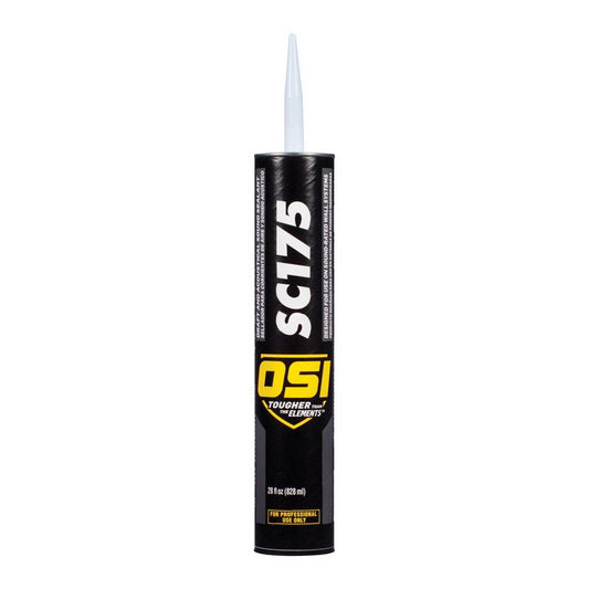 OSI SC175 White Synthetic Rubber Acoustical/Draft/Smoke/Sound Insulating Sealant 28 oz