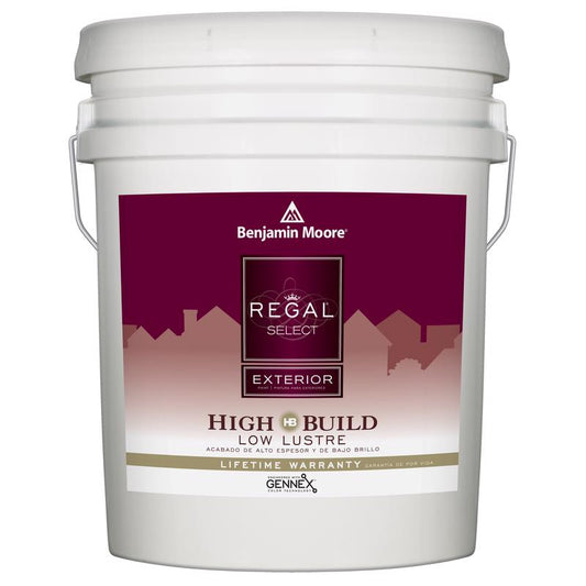 Benjamin Moore Regal Select Low Luster Tintable Base Base 3 Paint Exterior 5 gal