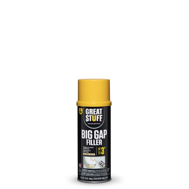Great Stuff Big Gaps Ivory Polyurethane Insulating Foam Sealant 12 oz