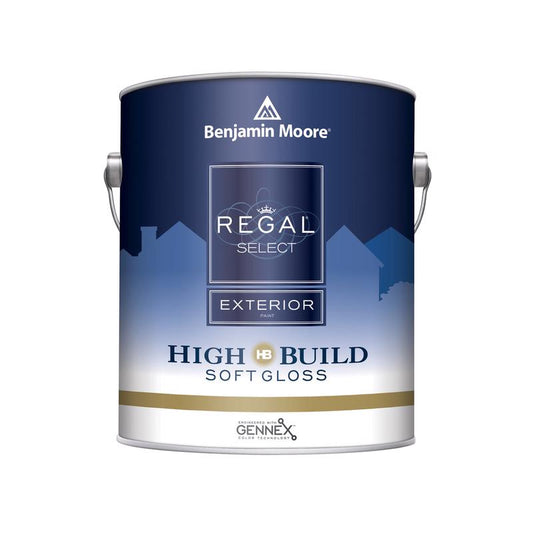 Benjamin Moore Regal Select Soft Gloss Black Paint Exterior 1 gal