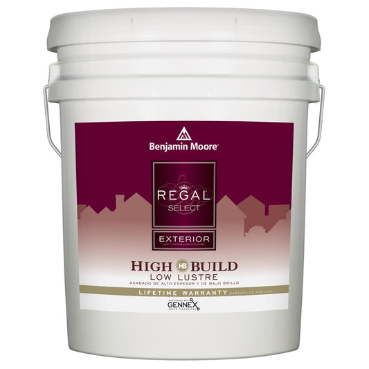 Benjamin Moore Regal Select Low Luster White Paint Exterior 5 gal