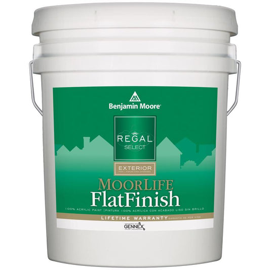 Benjamin Moore Regal Select Flat Tintable Base Base 4 Paint Exterior 5 gal