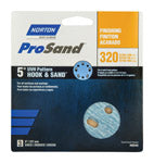 Norton ProSand 5 in. Ceramic Alumina Hook and Loop Sanding Disc 320 Grit Extra Fine 3 pk