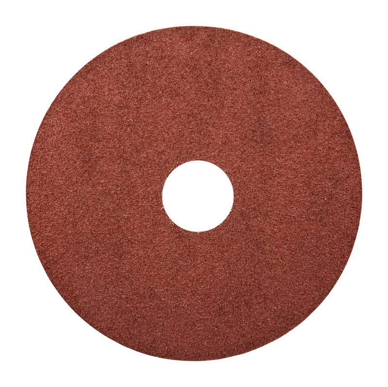 Norton 4.5 in. Aluminum Oxide Center Mount Fiber Disc 24 Grit Extra Coarse 25 pk