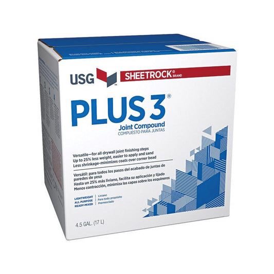 USG Sheetrock Plus 3 White All Purpose Lightweight Joint Compound 4.5 gal