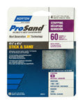 Norton ProSand 4-1/2 in. L X 4-1/2 in. W 60 Grit Aluminum Oxide Sanding Sheet 4 pk