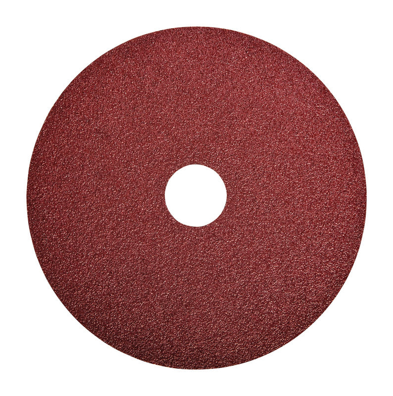 Norton 5 in. D X 7/8 in. Aluminum Oxide Fiber Disc 50 Grit 25 pc