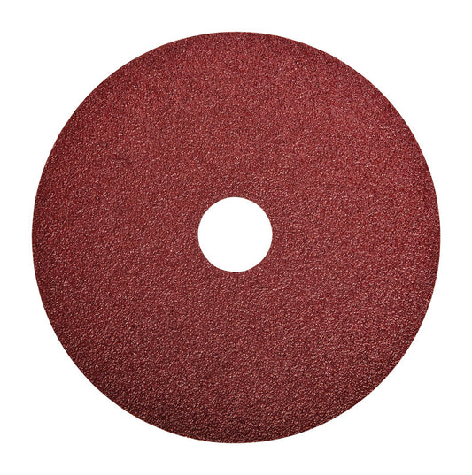 Norton 5 in. D X 7/8 in. Aluminum Oxide Fiber Disc 50 Grit 25 pc