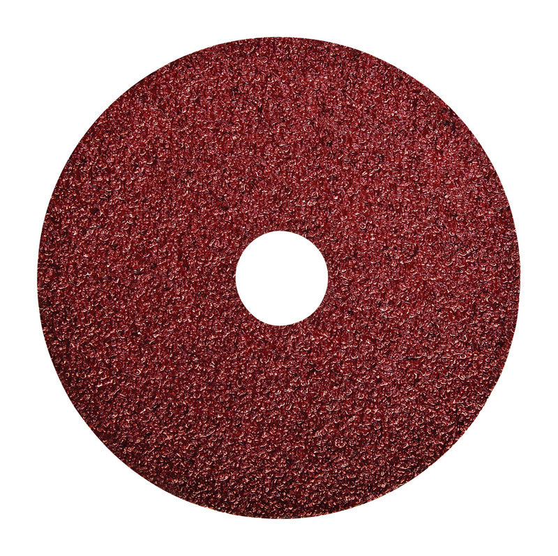 Norton 5 in. D X 7/8 in. Aluminum Oxide Fiber Disc 24 Grit