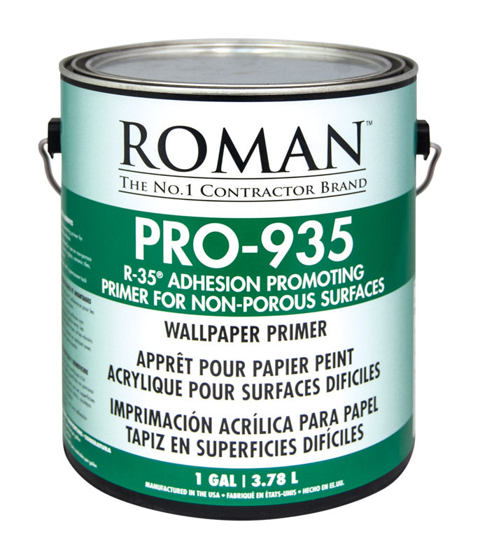 Roman R-35 Clear Water-Based Acrylic Wallcovering Primer 1 gal