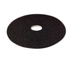 3M 17 in. D Non-Woven Natural/Polyester Fiber Floor Polishing Pad Black
