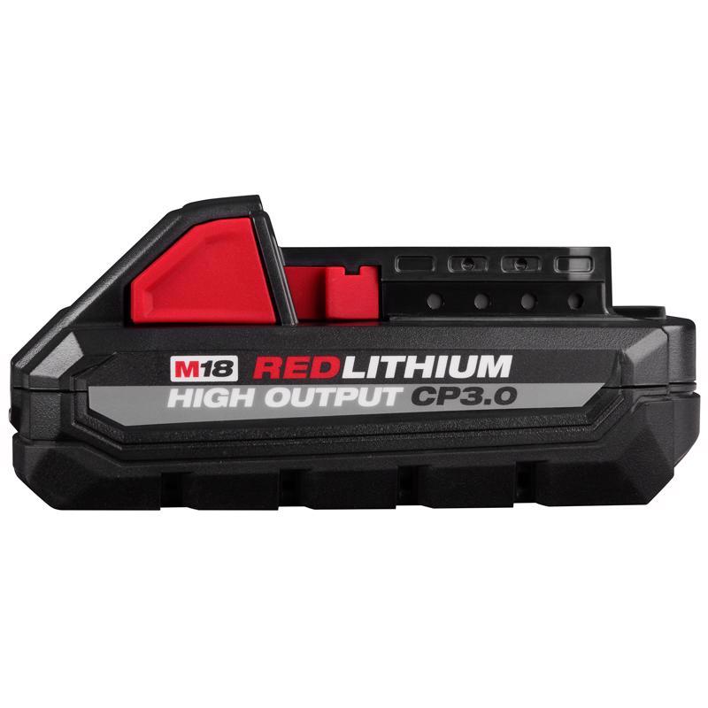 Milwaukee M18 RedLithium Compact 3 Ah Lithium-Ion High Output Battery 1 pc