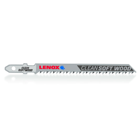 Lenox 4 in. Metal T-Shank Clean Soft Wood Jig Saw Blade 10 TPI 3 pk
