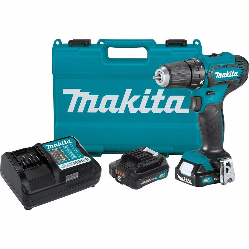 Makita 12V 3/8 in. Brushed Cordless Drill/Driver Kit (Battery & Charger)