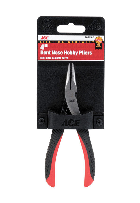 Ace 4 in. Alloy Steel Bent Nose Pliers