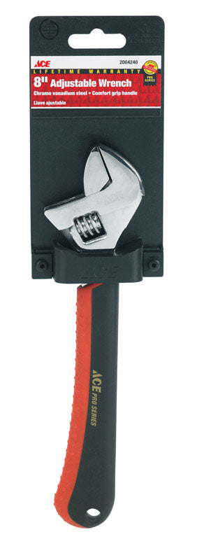 Ace Adjustable Wrench 8 in. L 1 pc