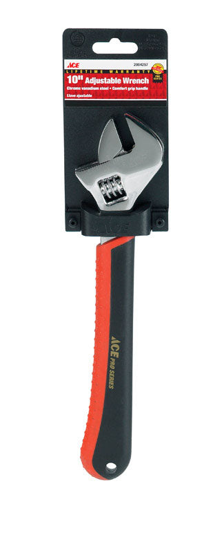 Ace Adjustable Wrench 10 in. L 1 pc